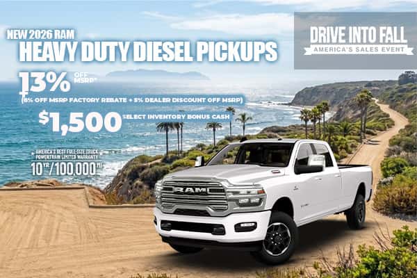 New 2026 RAM HEAVY DUTY Diesel Pickups