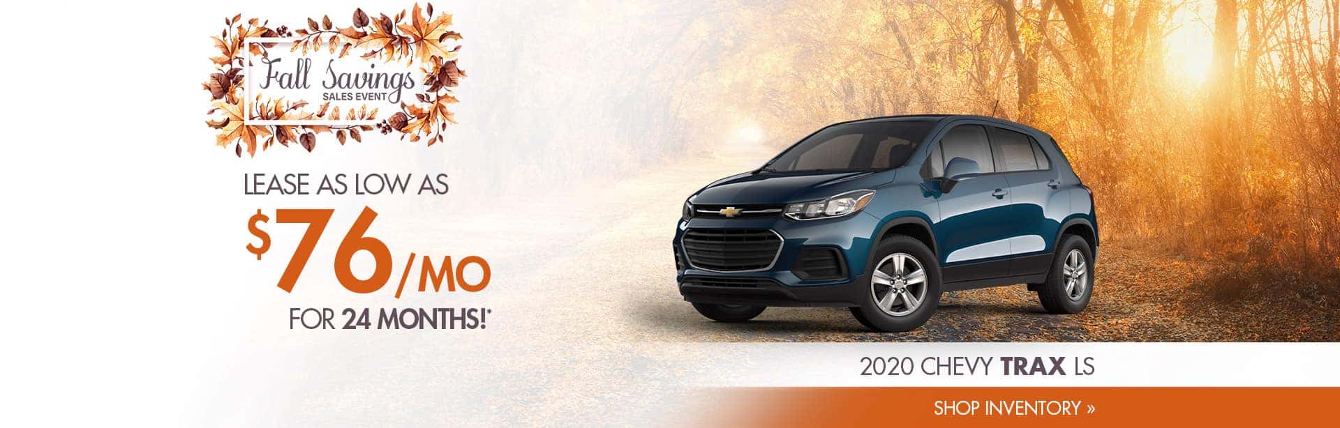 Lease a New Chevrolet Trax near Clinton, Indiana