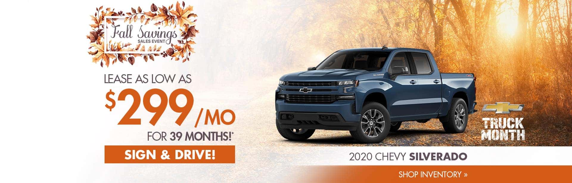 Chevy Silverado Sign & Lease deal near Clay City, Indiana