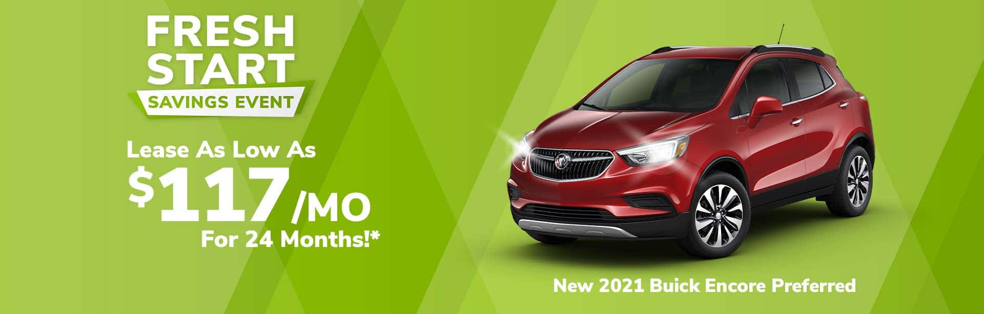 Best lease deal on the all-new 2021 Buick Encore near Brazil Indiana