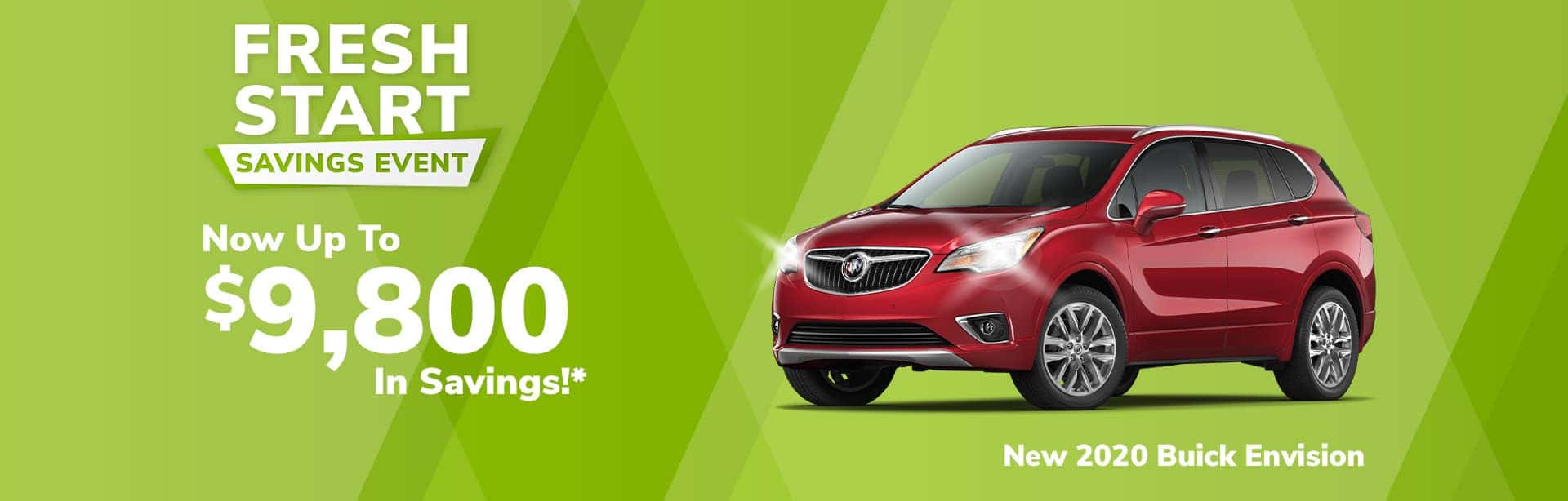 Rebate offer on a new 2020 Buick Envision near Brazil Indiana