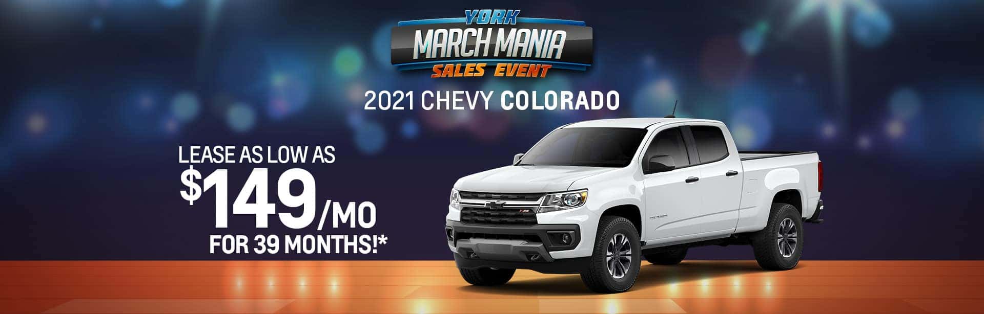 Best lease offer on a new 2021 Chevy Colorado near Brazil IN