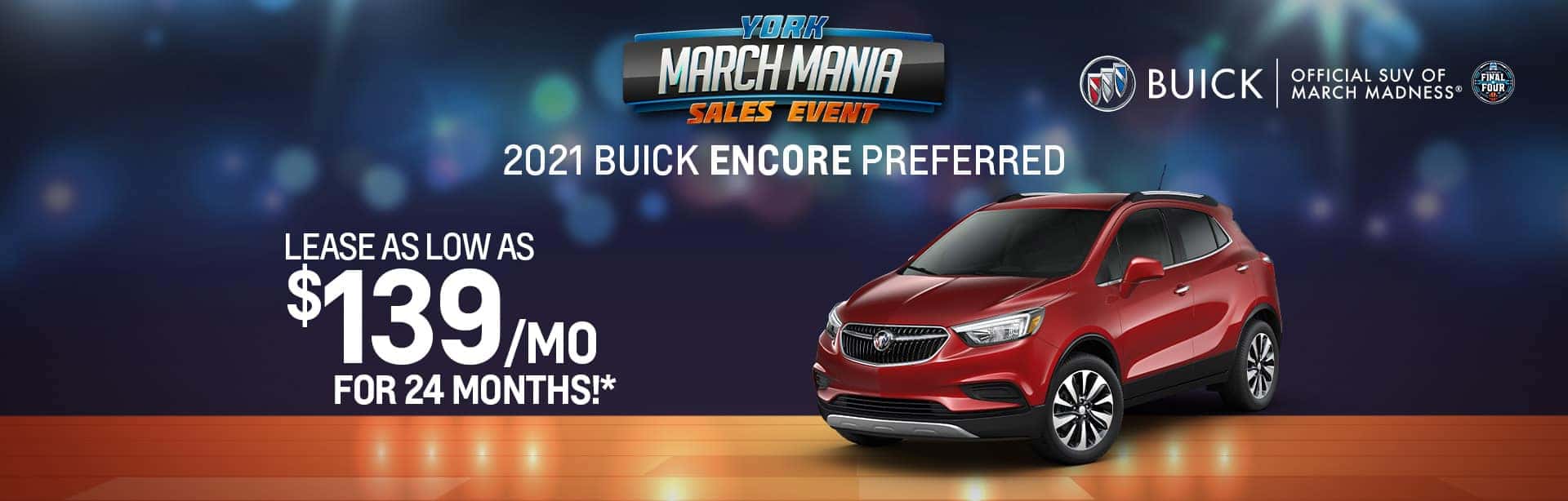 Best lease offer on a new 2021 Buick Encore near Indianapolis IN