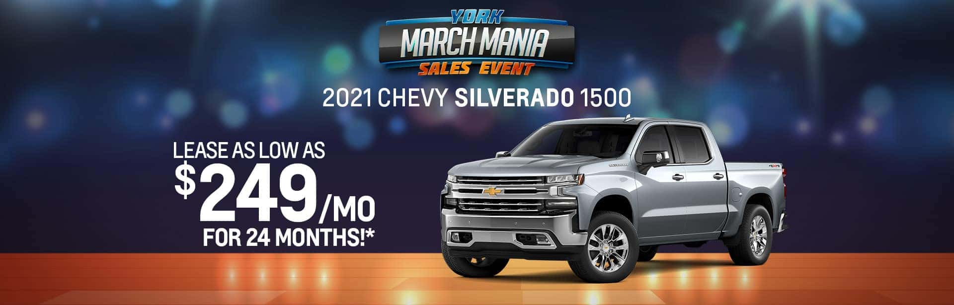 Best lease offer on a new 2021 Chevy Silverado 1500 near Indianapolis IN