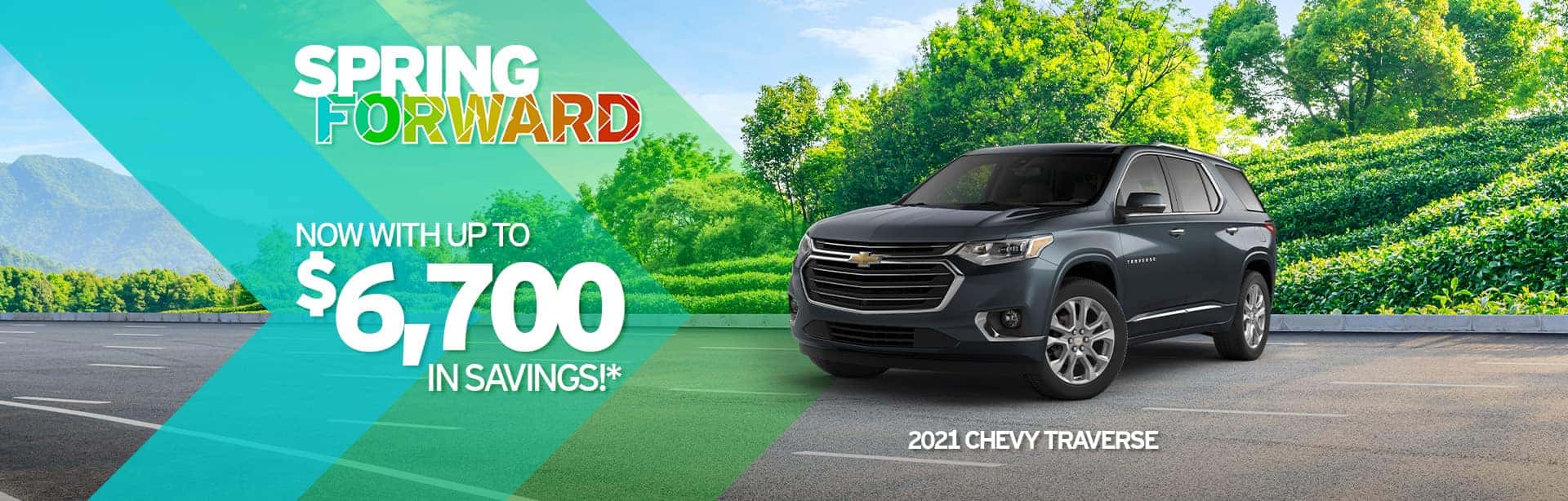 Best rebate offer on a new Chevy Traverse near Brazil IN