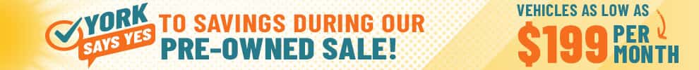 Say Yes to Pre-owned savings at York Chevy in Brazil, Indiana.